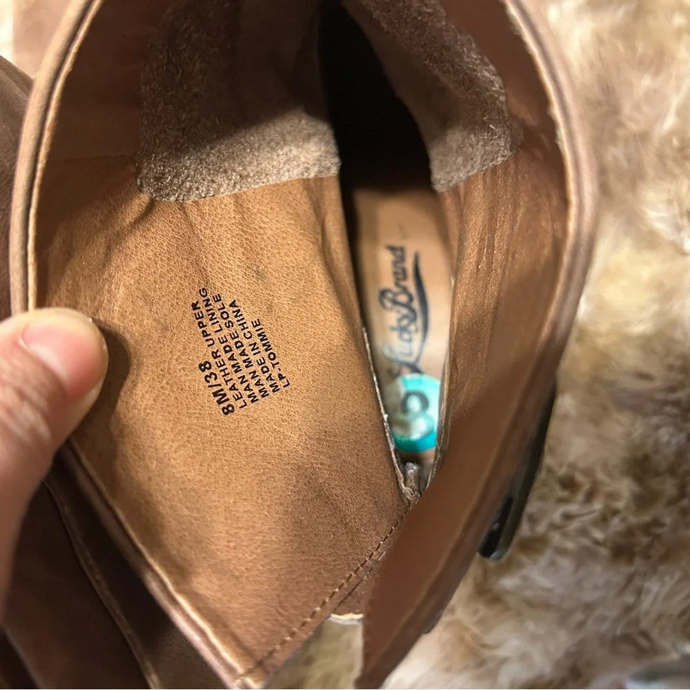 3/$10 🏷️ *LAST CHANCE!*  Lucky Brand Ankle Boots with Buckle - Picture 14 of 14
